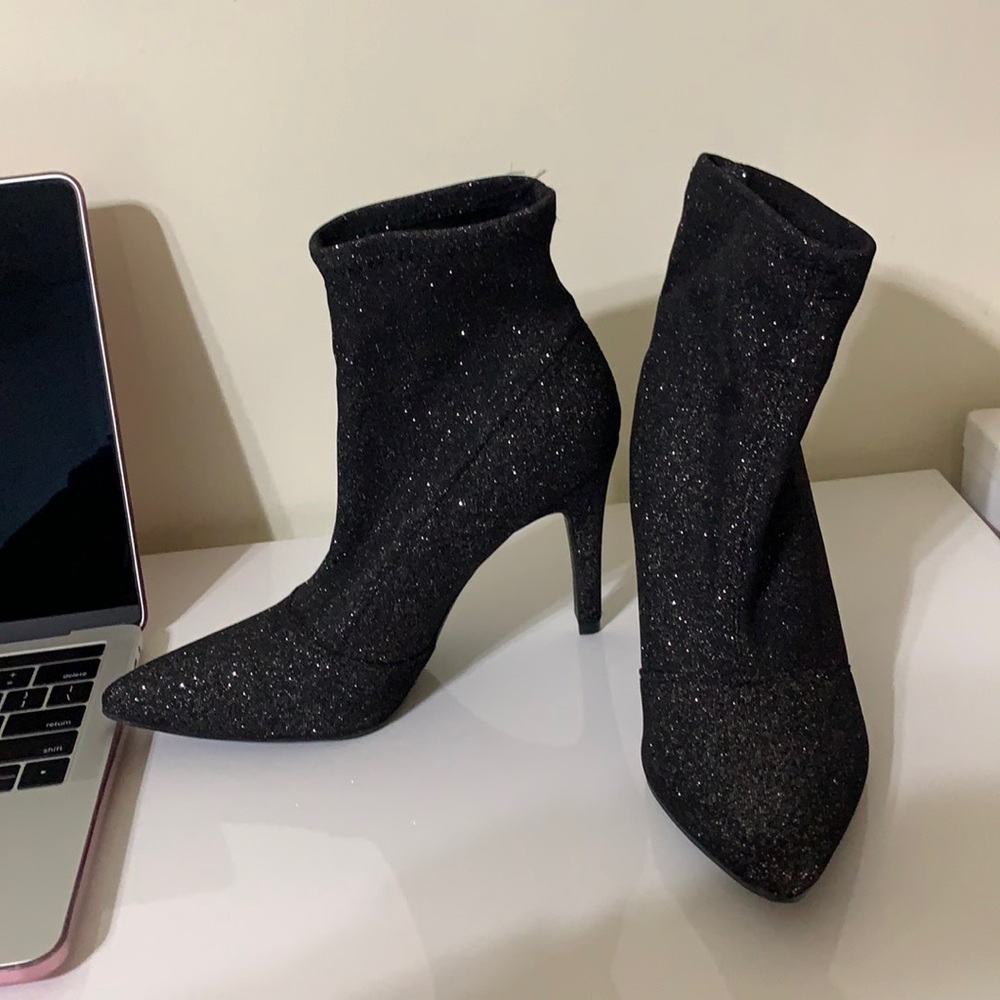Shimmering Boots, elastic